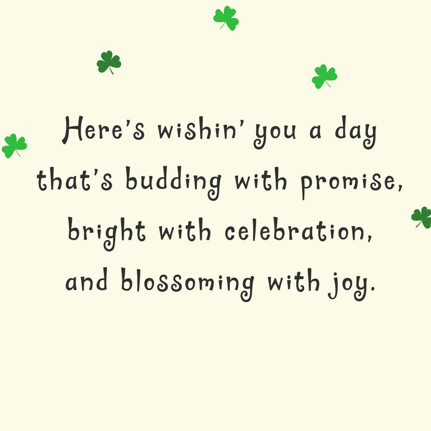 Irish Pug St Patrick's Day Card