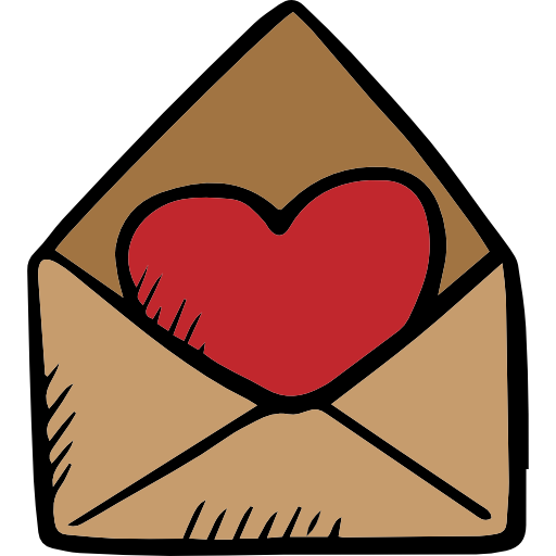 Love Letter, Romance, Valentines, Signs Icon