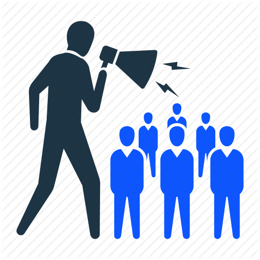Market, Marketing, Megaphone, People, Sales, Speaker, User Icon