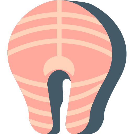 Healthy Food, Salmon, Healthy Icon