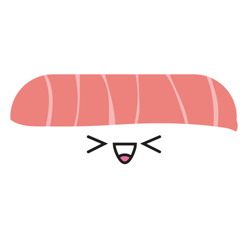 Kawaii Face Salmon Sushi Icon