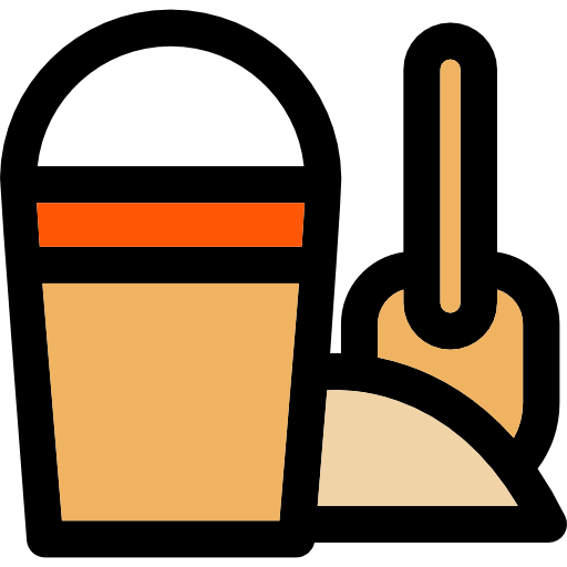 Tools And Utensils, Bucket, Sand Bucket Icon