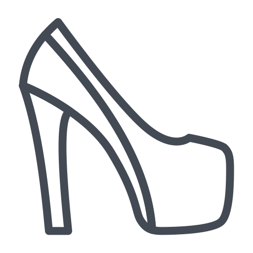 Women, Shoes, Clothes, Icon Free Of Women Shoes Outlined Icons