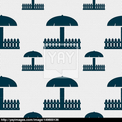 Sandbox Icon Sign Seamless Pattern With Geometric Texture Image