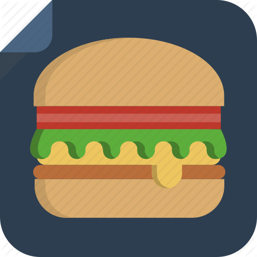 Fast Food, Food, Hamburger, Mcdonald, Sandwich Icon