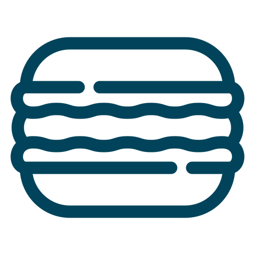 Sandwich Biscuit Stroke Icon
