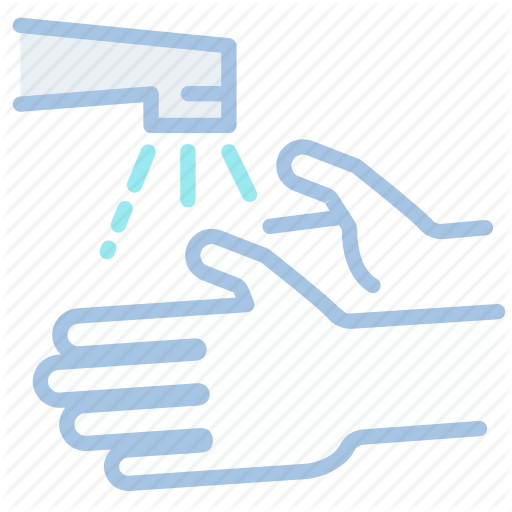 Cleaning, Hands, Hygiene, Sanitation, Washing Icon
