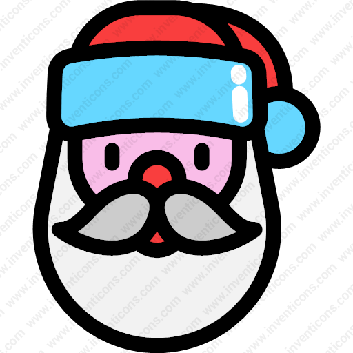 Download Santa,claus,character,portrait,person Icon Inventicons