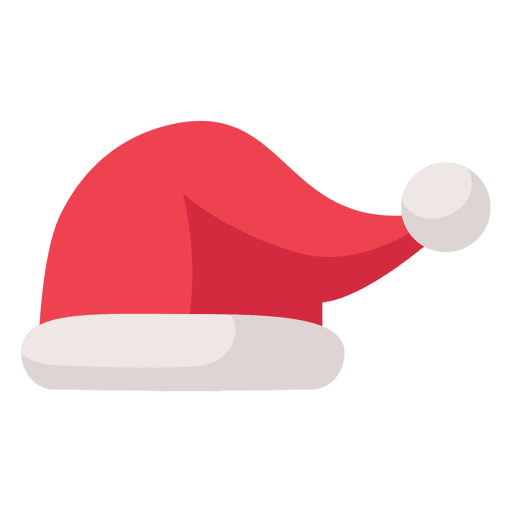 Red Santa Claus Hat Flat Icon