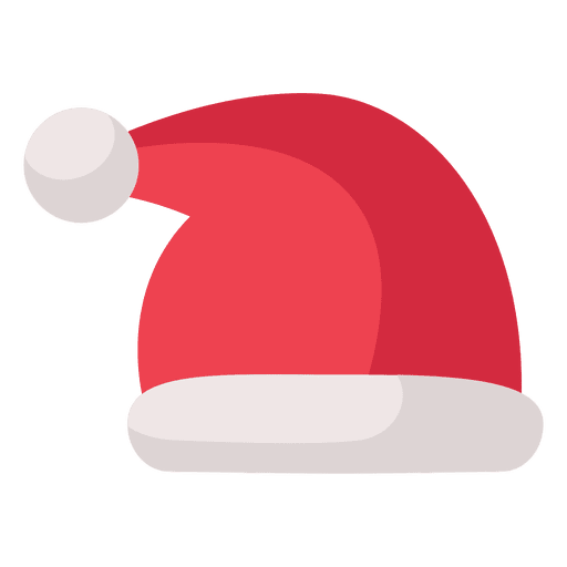 Red Santa Claus Hat Flat Icon