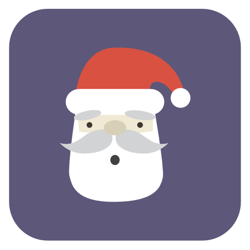 Santa Icon Flat Christmas Iconset Fps