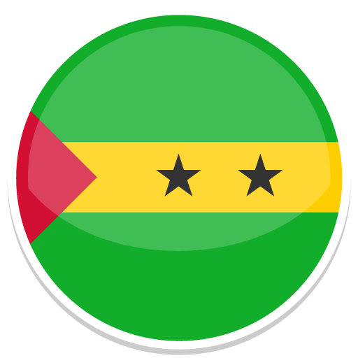 Sao, Tome, And, Principe, Flag, Flags Icon Free Of Round World