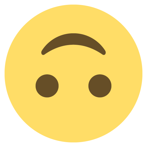 Upside Down Face Emoji For Facebook, Email Sms Id