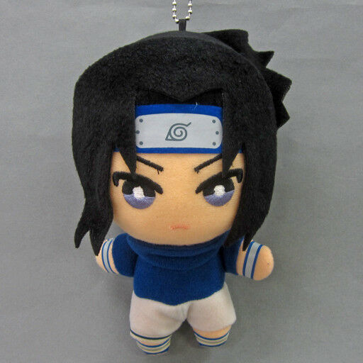 Banpresto Naruto Teenagers Tomonui Anime Plush Keychain Sasuke