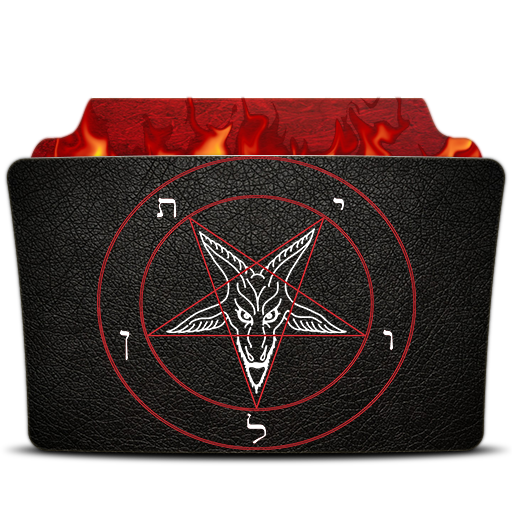 Satanic Folder Png + Icon