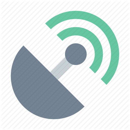 Radar, Satellite Icon