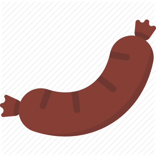 Grilled, Meat, Sausage Icon