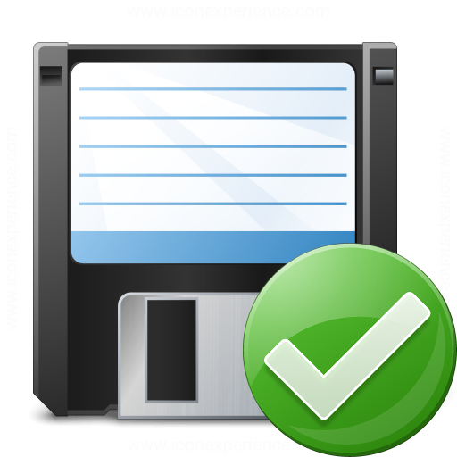 Iconexperience V Collection Floppy Disk Ok Icon