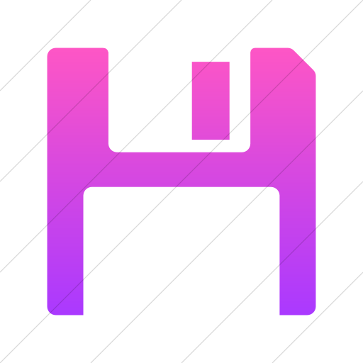 Simple Ios Pink Gradient Foundation Save Icon