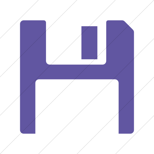 Simple Purple Foundation Save Icon