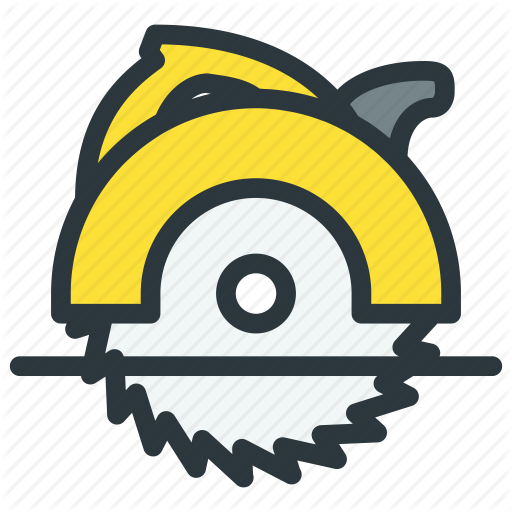 Circular, Power Tool, Saw Icon