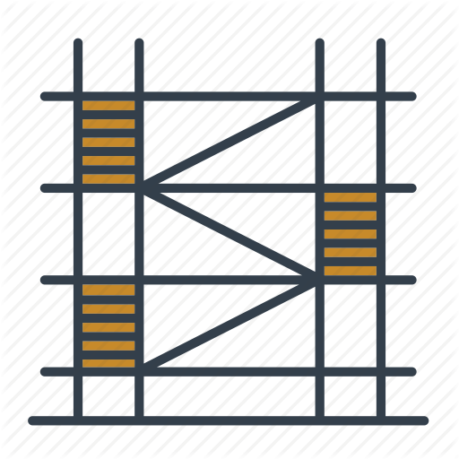 Construction, Industry, Scaffolding, Tool Icon