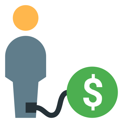 Debt, Risk Analysis, Scale Icon With Png And Vector Format