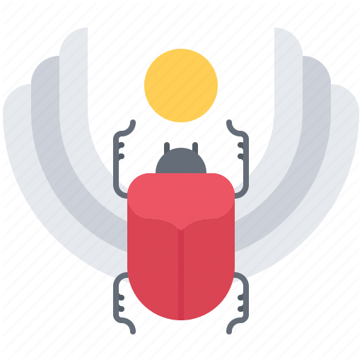 Bug, Civilization, Country, Culture, Egypt, Scarab, Wing Icon