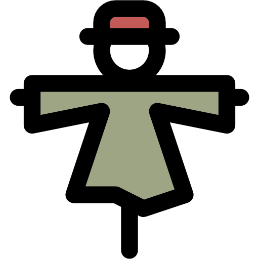 Scarecrow, Rural, Character, Farming Icon