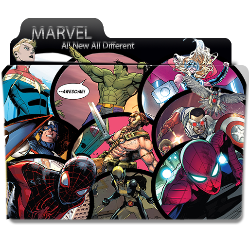 All New All Different Marvel Folder Icon