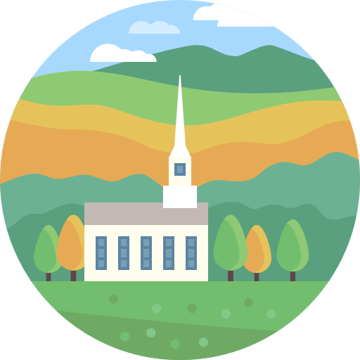Nature, Landscape, Church, Scenery Icon