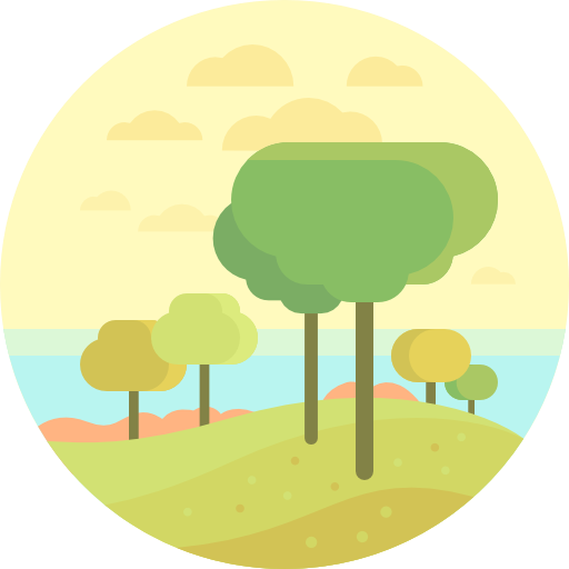 Nature, Landscape, Trees, Scenery Icon