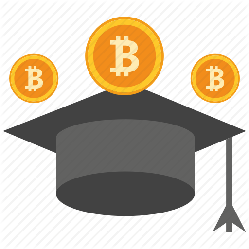 Bank, Bitcoin, Coin, Crypto, Currency, Digital, Scholarship Icon