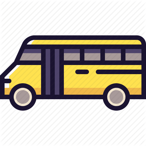 Bus, Public Transport, School, Van, Vehicle Icon