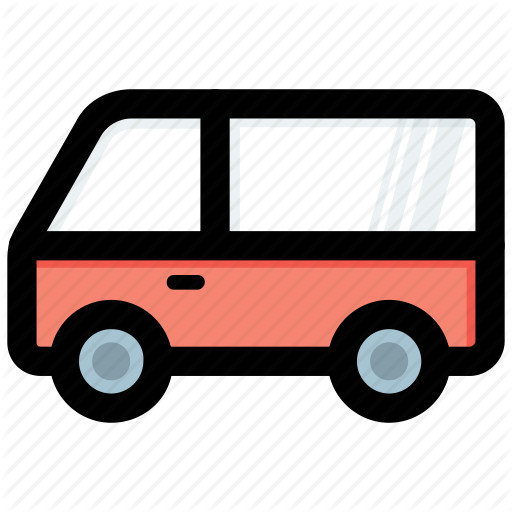 Coach, Motor Bus, School Bus, School Van, Transport Icon