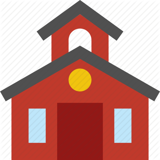 Education, Learning, School, Schoolhouse, Teaching Icon