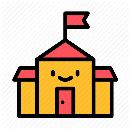 Building, Cute, Education, School Icon