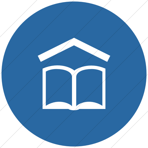 Flat Circle White On Blue Ocha Humanitarians