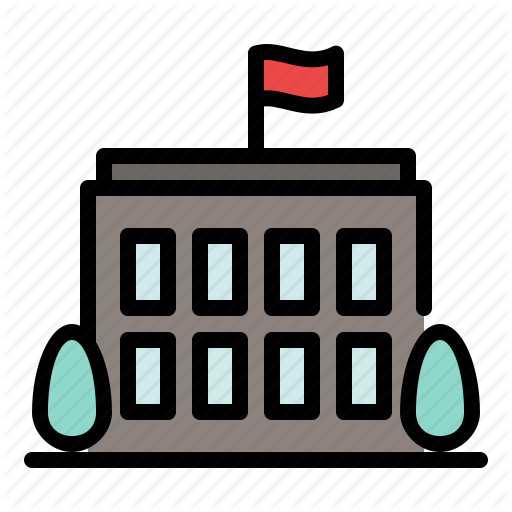 Administration, Building, City, Government, Office, School Icon