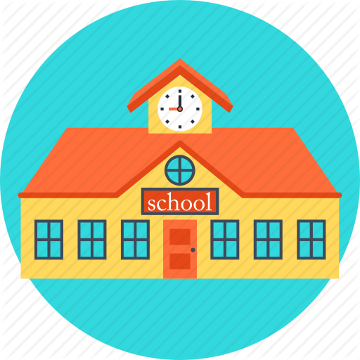 Building, Education, School Icon