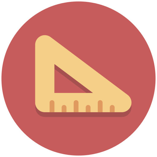 Ruler Triangle Icon