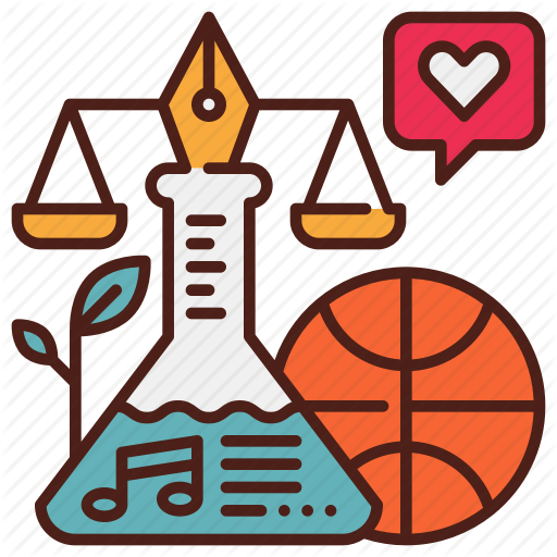 Art, Law, Music, School, Science, Sport, Subject Icon