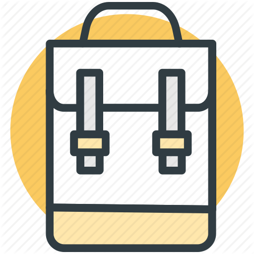 Backpack, Bag, Book Bag, School Bag, School Supplies Icon