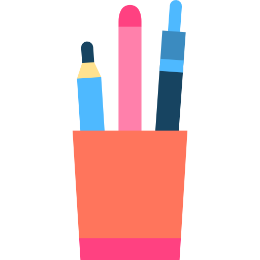 Pens, School Material, Office Material, Pen, Pencils Icon