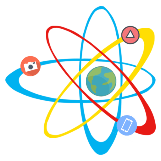 Cropped Set Of Science Stuff Icon Lab Cartoon Vector