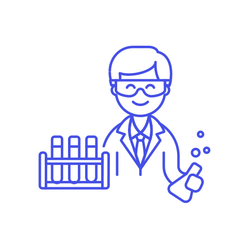 Lab, Scientist Icon Free Of Stream Line Ux Free Pack Duetone Line