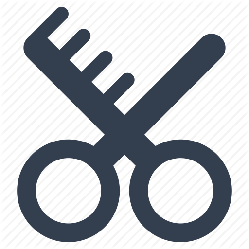 Hair Cut, Hair Salon, Public, Scissors, Service Icon