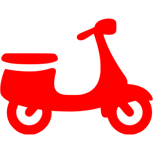 Red Scooter Icon