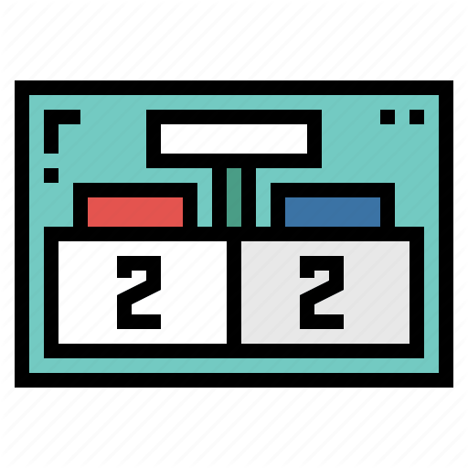 Basketball, Competition, Player, Scoreboard Icon