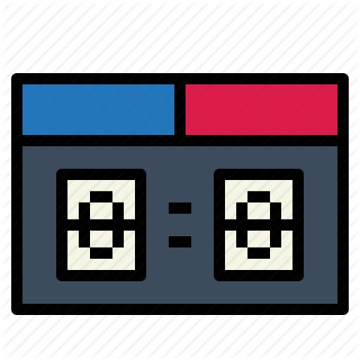 Scoreboard, Scoring, Sports, Stadium Icon